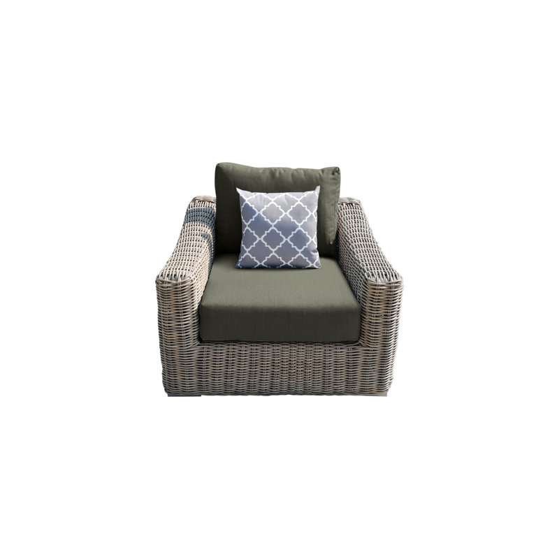Sommerville Patio Chair with Cushions, Gray