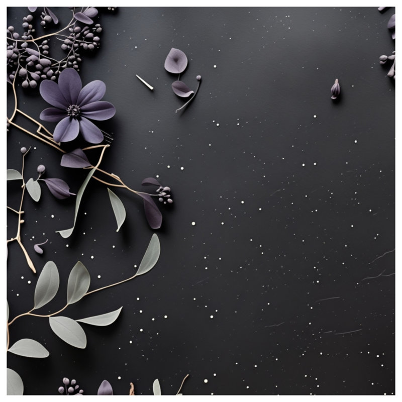 Jeté Floral, 50in W x 60in H