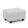 Soft Imitation Wool Plush Storage Ottoman Part E Module For Modular Sofa