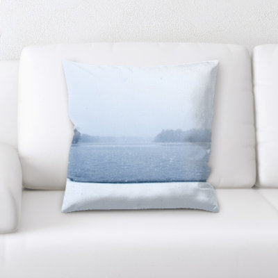 Microsuede Reversible Throw Pillow