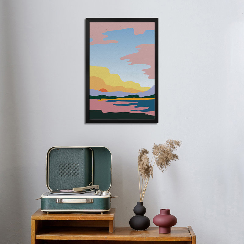 Collines et Vallées III - reproduction d'art murale - affiche de galerie, H 24 po x l 16 po