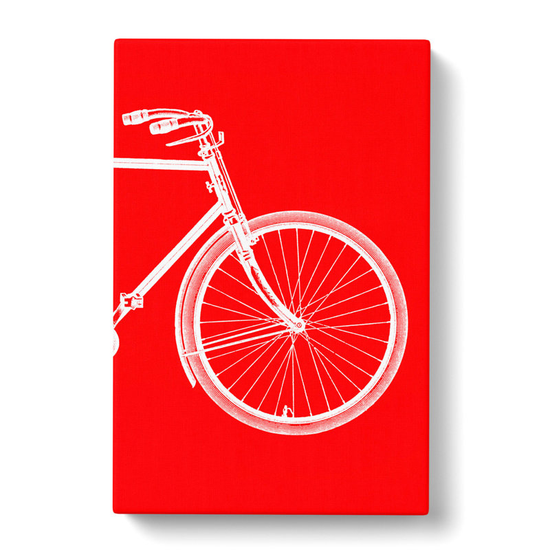 Bicycle Abstract No.2 - Wrapped Canvas Print, 76cm H x 50cm W x 3cm D