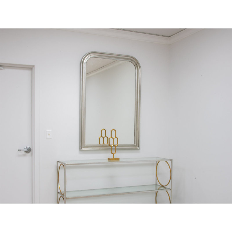 Nova Arch Wall Mirror, Silver Leaf