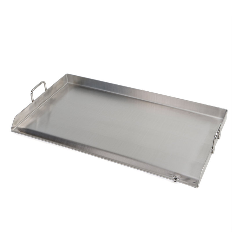 Plaque chauffante universelle en acier inoxydable, Argent