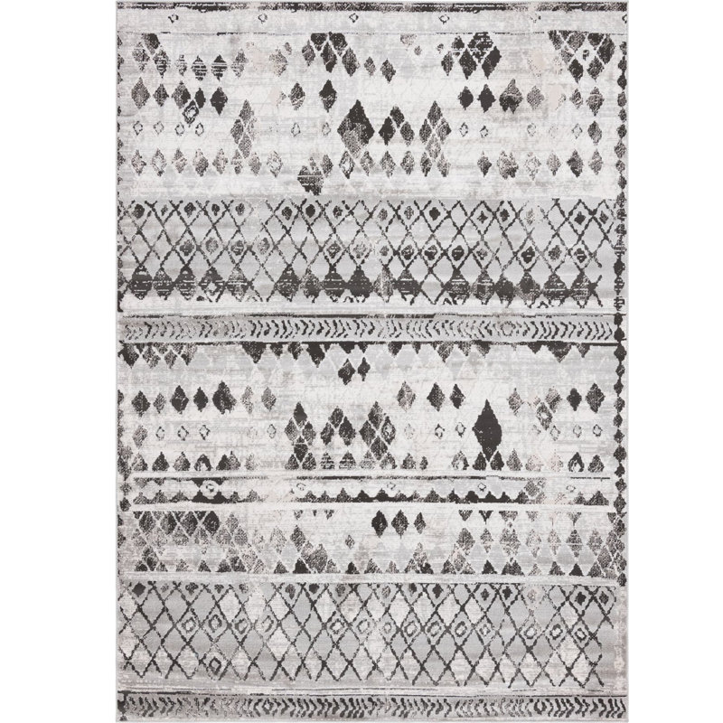 Geometric Indoor Rug, Rectangle 7'1" x 10'