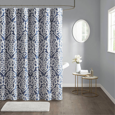 Rideau de douche jacquard