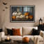 Art mural sur toile sculpté orange et blanc par Moonlit-1364857400
