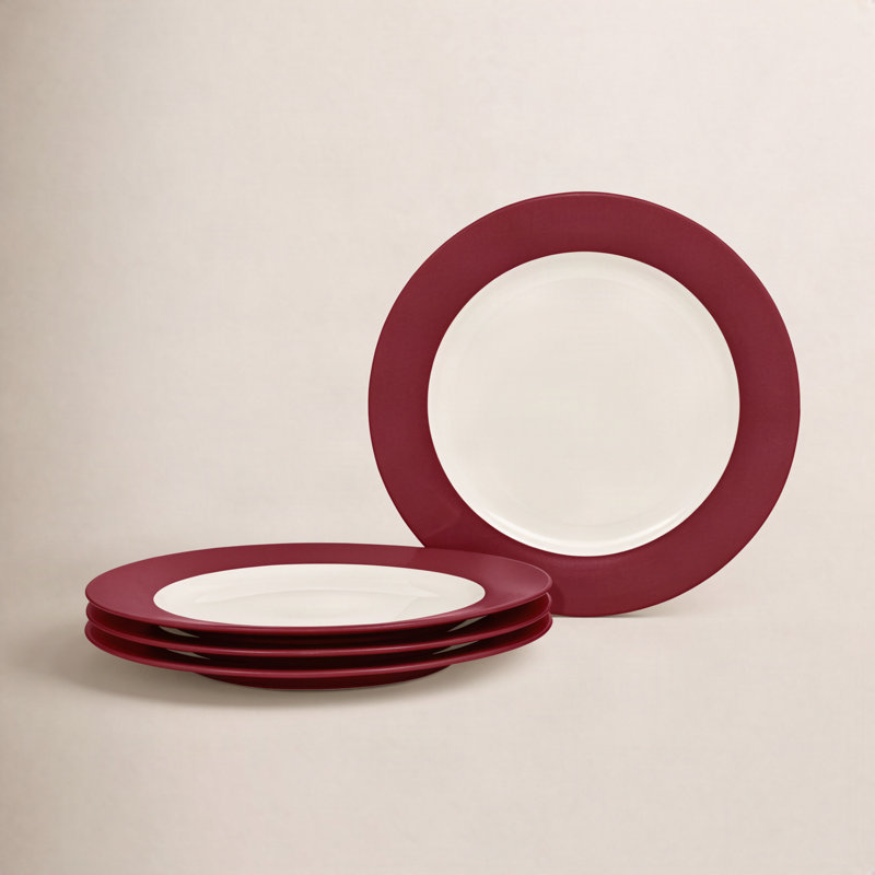 Assiettes plates Noritake Colorwave, 11 po, Framboise