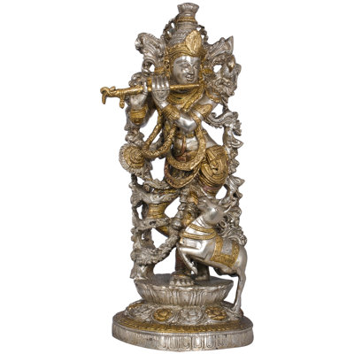 Lord Krishna avec sa vache