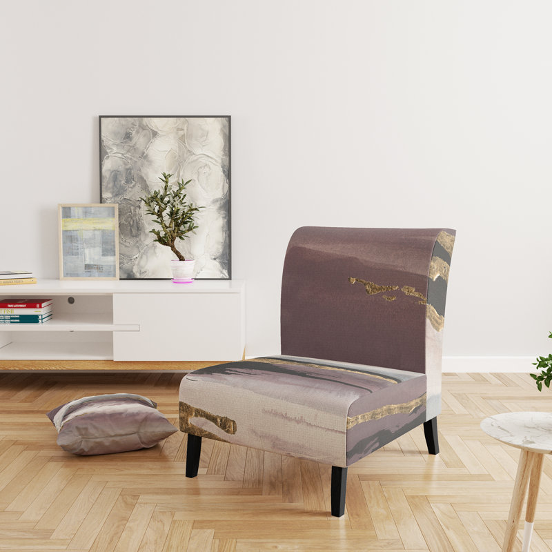 Fauteuil de chambre rembourré Purple Glam Storm I - Glam & Shabby Elegance