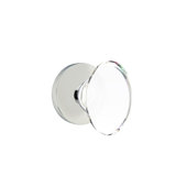 Double Dummy Hampton Crystal Knob with Disk Rose