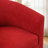 25.5" W Modern Minimalist Upholstered Barrel Chair And Ottoman (Set of 2)-2134734430
