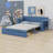 Daybed With Removable Desk, Storage Drawers & Hydraulic Side Table-291082326-291082322