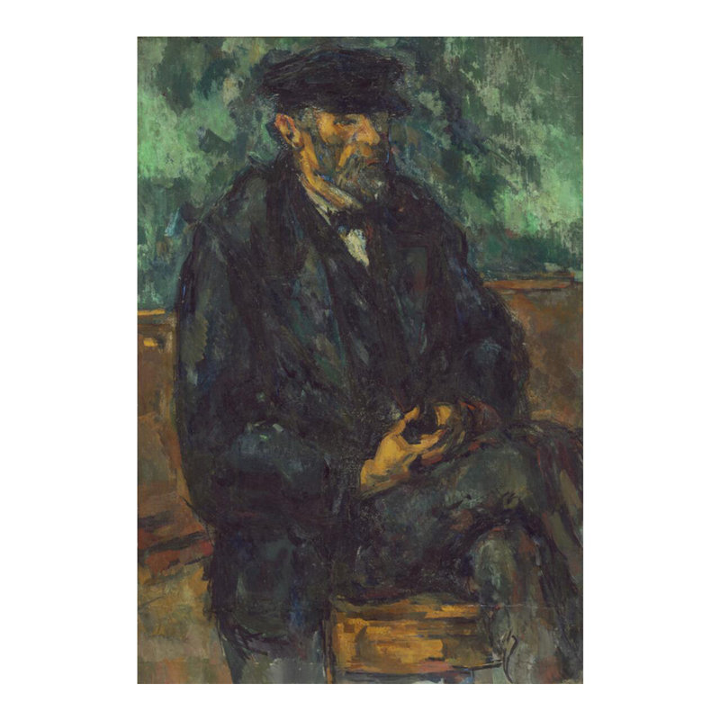 The Gardener, Vallier, Paul Cézanne, estampe numérique, H 20 po x l 16 po