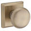 Round Single Dummy Door Knob with Traditional Square Rose-22034721-125753330