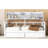 Twin Daybed With White Color, Bedside Shelves, Wood Slat Support, And Two Drawers - A Well Made Furniture Piece Designed Product-277321056-277321062