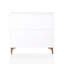 Anysha Solid Wood 91.44cm W 3 - Drawer Chest of Drawers