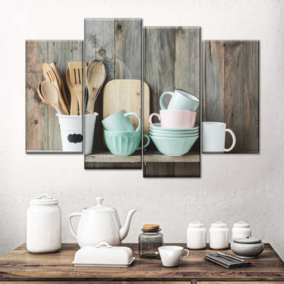 Kitchen Wall Art Multi Piece Canvas Print