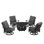 Malillani Outdoor 6 - Piece Conversation Set