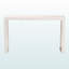 Console Elbow Capiz Shell - Table d'appoint en cascade en nacre avec incrustations texturées