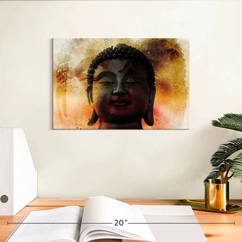 Leisha Vibes Buddha, 8" H x 12" W