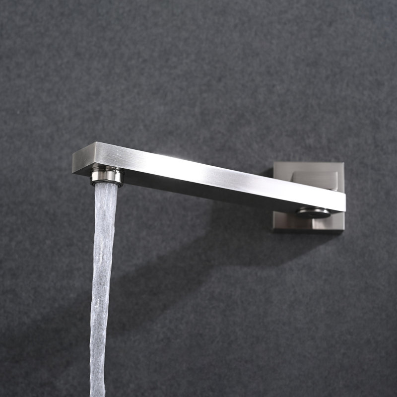 Système de douche de plafond avec douchette 16 po