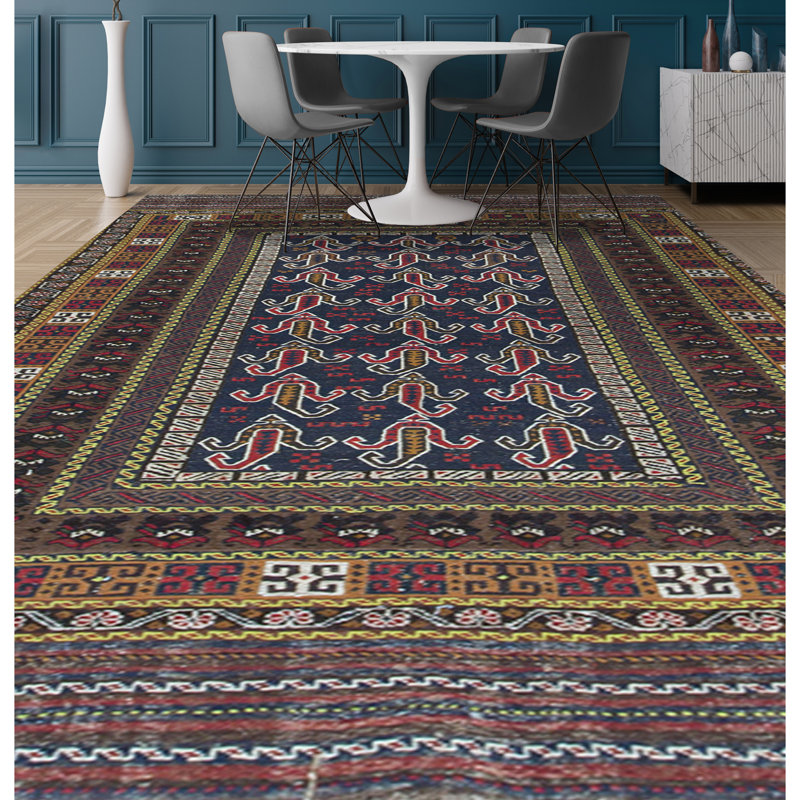 Hand-Knotted High-Quality Brown Area Rug
