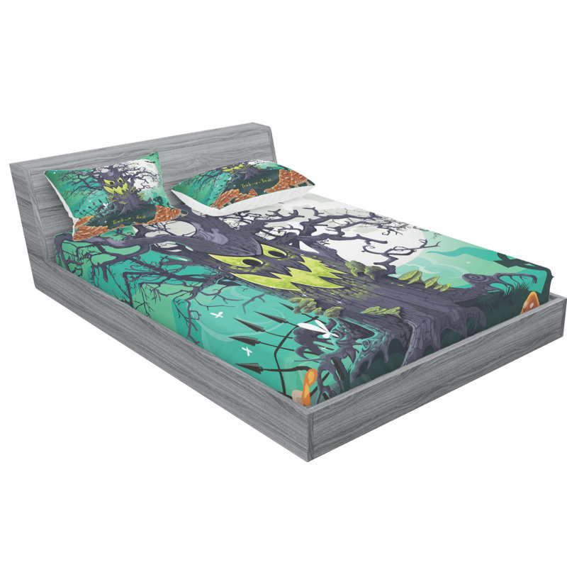Microfiber Sheet Set, Queen Sheet Set with Fitted Sheet