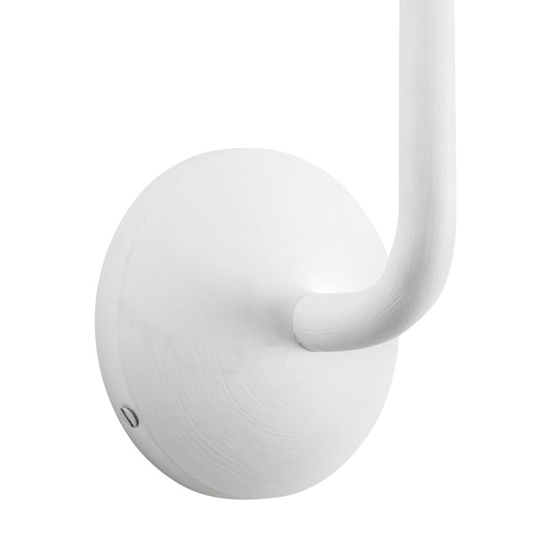Spade 5-in White dimmable LED Bathroom Vanity Light, White