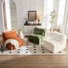 Fauteuil à billes sans accoudoirs en polyester 3 pièces