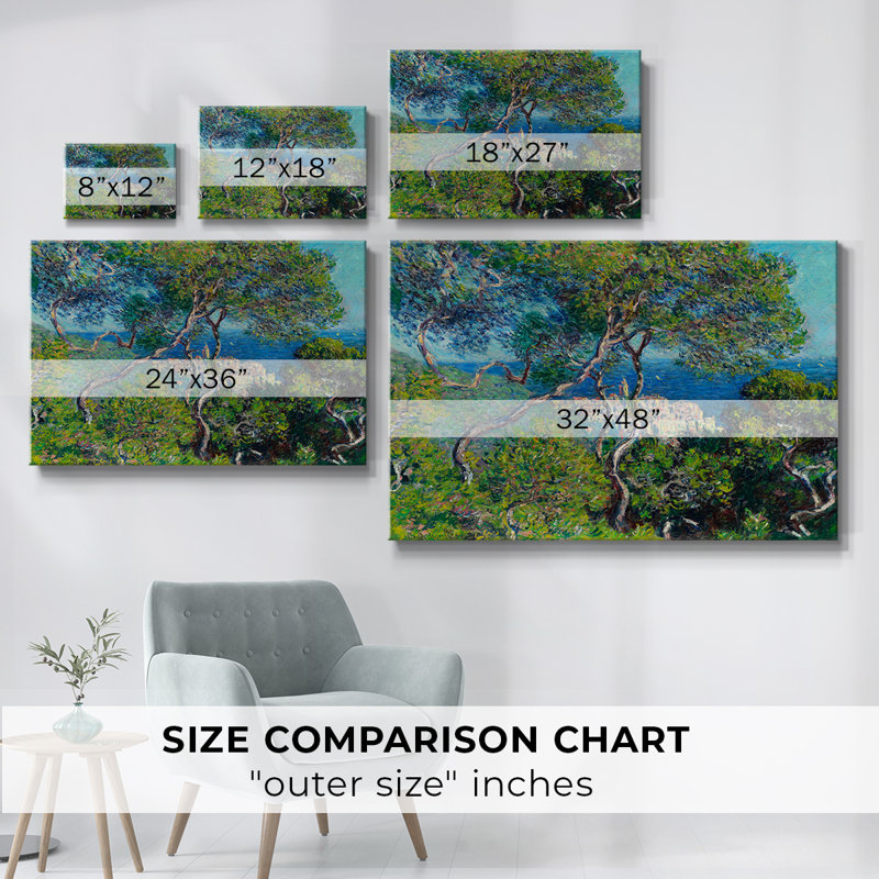 Paysage rétro - CV, H 41 po x l 61 po x P 1,5 po, Toile tendue