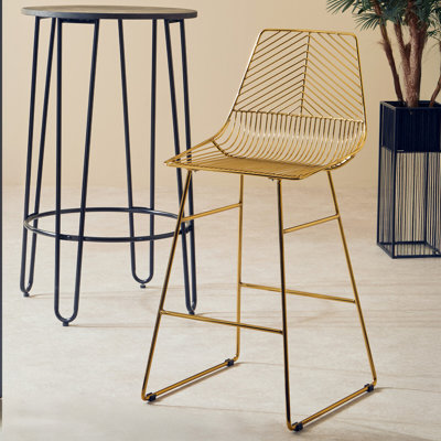 Aileen Steel Outdoor 65.5cm Counter Stool