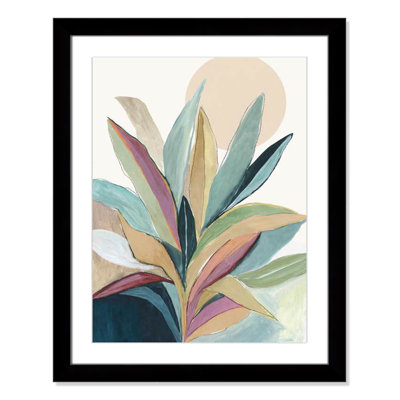 Sherbrooke Sunny Bright Leaves I Framed On Paper by Asia Jensen Print