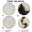 Annabelle - Art mural rond moderne transitionnel en métal-1431207765