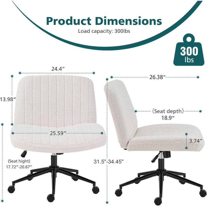 Fauteuil de bureau Criss Cross Wides