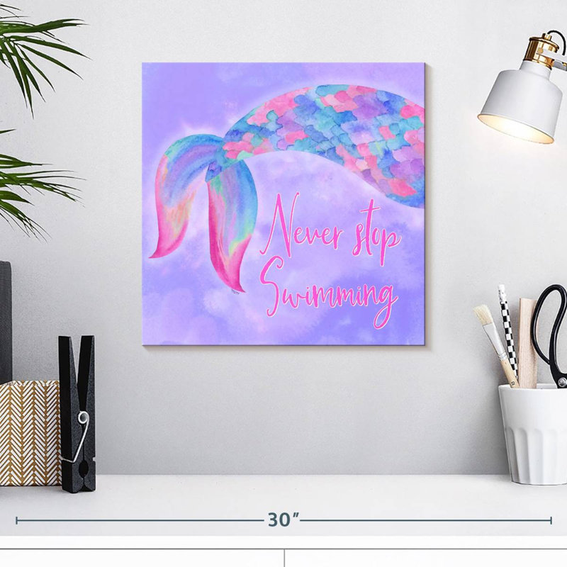 Ashelle sirène vie II rose mauve, H 16 po x l 16 po