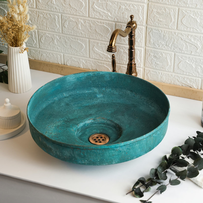 Handmade Hammered Copper Kitchen Sink – Pure Solid Copper by ALFIQ