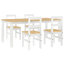 Truitts 4 - Person Wood Patio Dining Set with-810654115-810654112