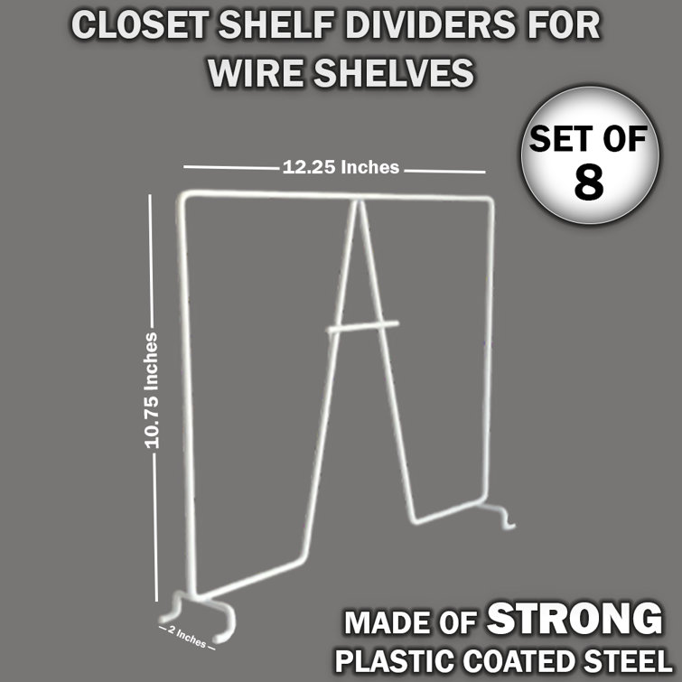 8 Durable Plastic Wire Shelf Liner