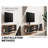 Tv Stand With Mount For 32-70 Inch Tvs With Wood Console