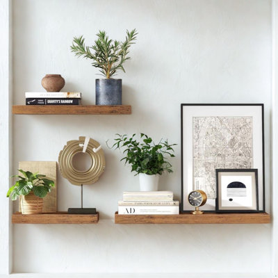 Industrial Wall Mounted Floating Shelf