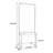 Full Steel Coat Rack Saddle Leather Basket-227219601