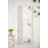 Distressed White Floor Mirror