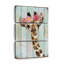 Girafe, couronne florale sur toile 3 pièces par Daisy A-93026182