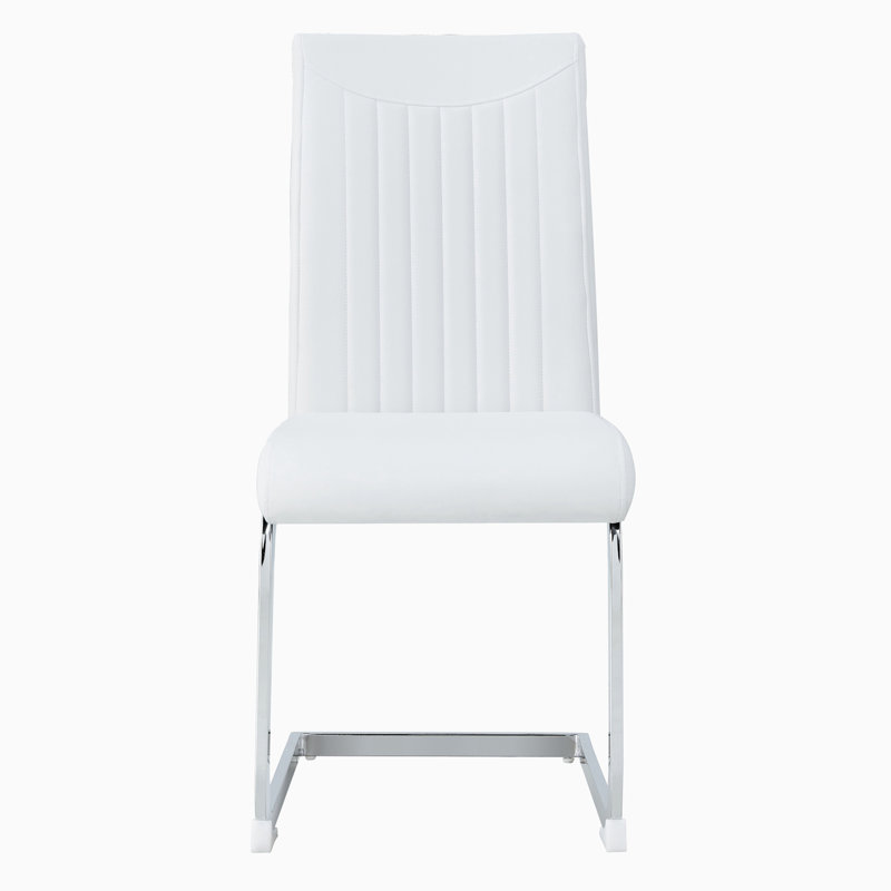 Chaise d'appoint en similicuir