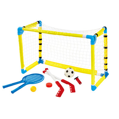 NSG 3N1 Combo - soccer, tennis, hockey - jaune / bleu / rouge