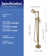 Floor Tub Filler with Diverter