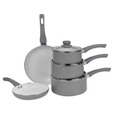 Damauni 8 - Piece Aluminum Cookware Set
