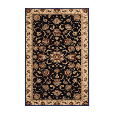 Tapis noir français lavable à la machine