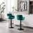 Adjustable Bar Stools In With Back And Footrest, Of 2 For Home Kitchen Pub Use 2 Fit Counter Height